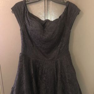 Black Windsor Lace Dress